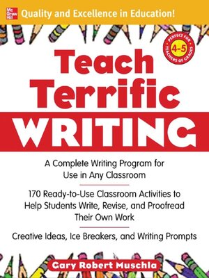 cover image of Teach Terrific Writing, Grades 4-5